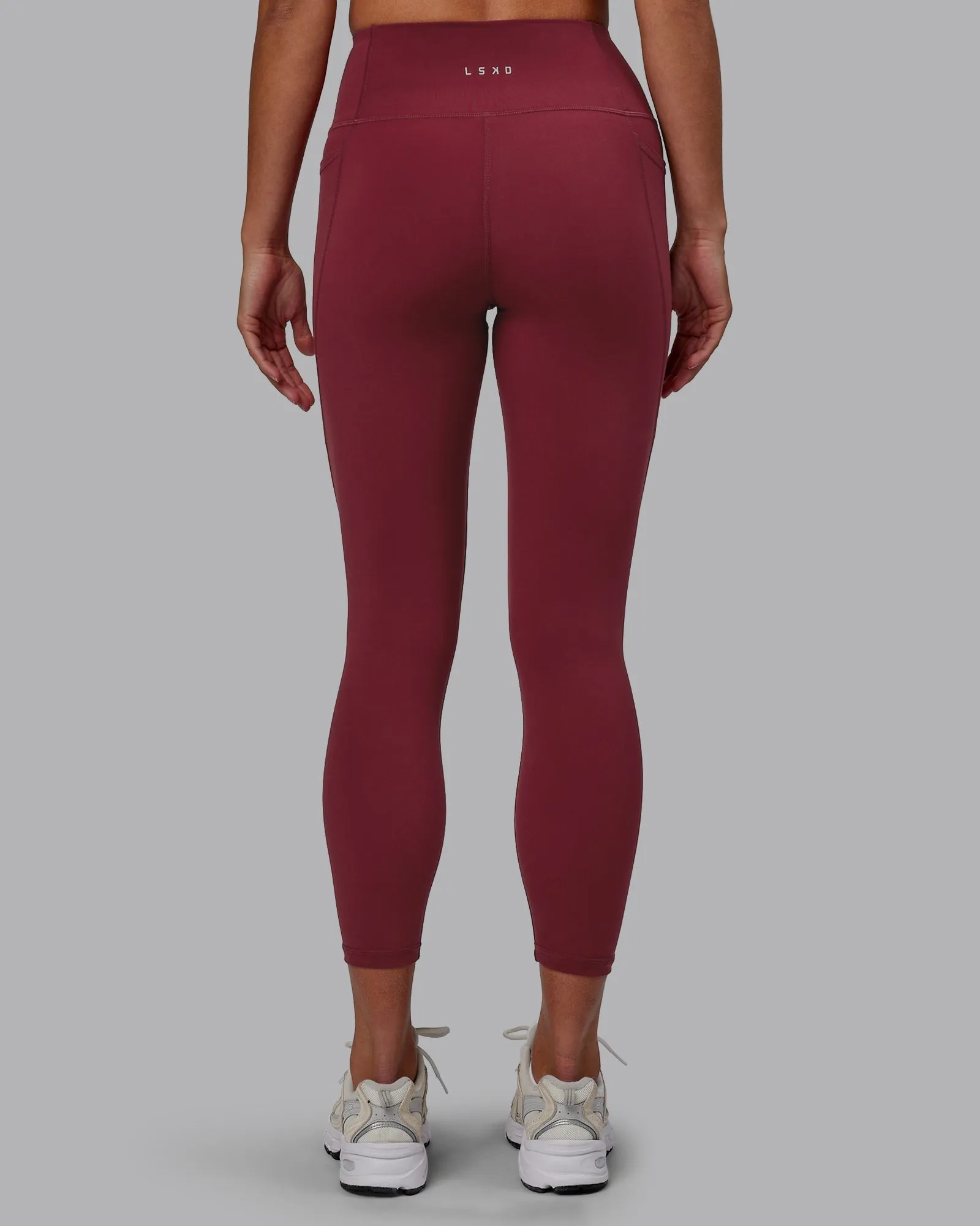 Flux 7/8 Length Leggings - Cranberry