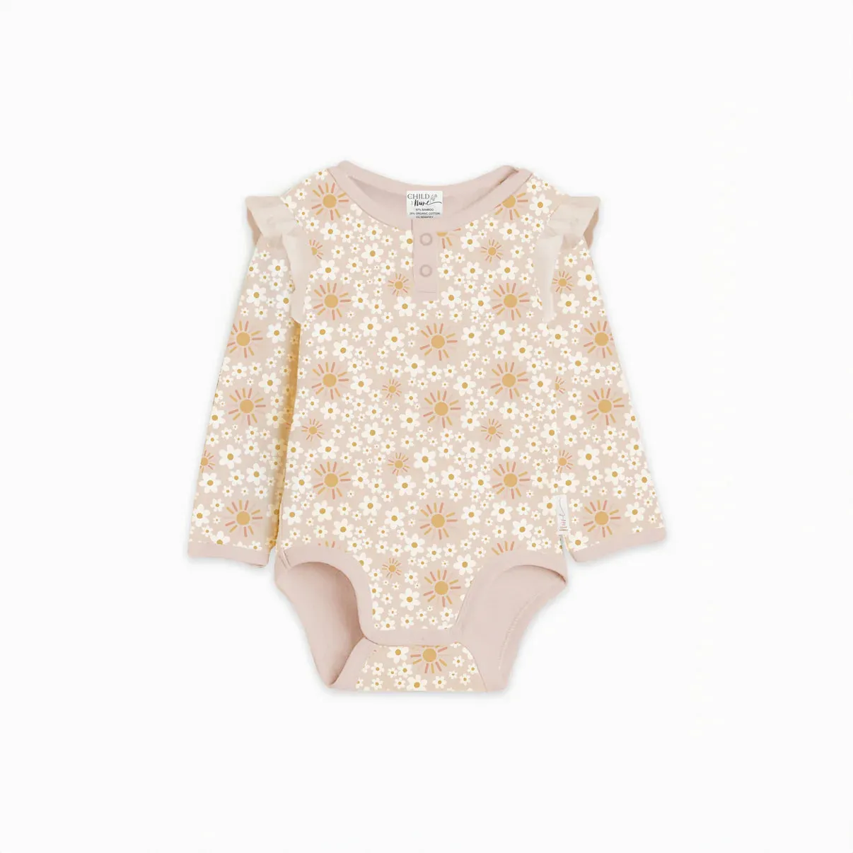 Frilly Bodysuit - Ray of Sunshine