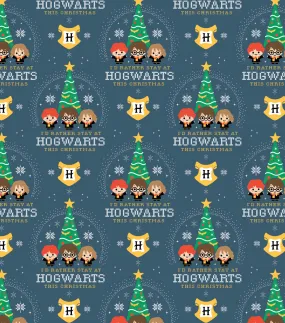 FS635_25 Harry Potter – Hogwarts Christmas Cotton Fabric