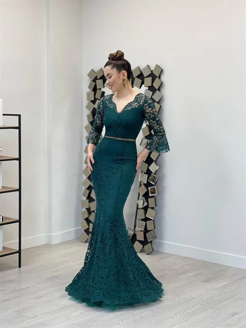 Full Gupür Fısh Dress