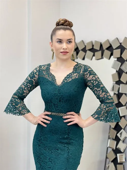 Full Gupür Fısh Dress