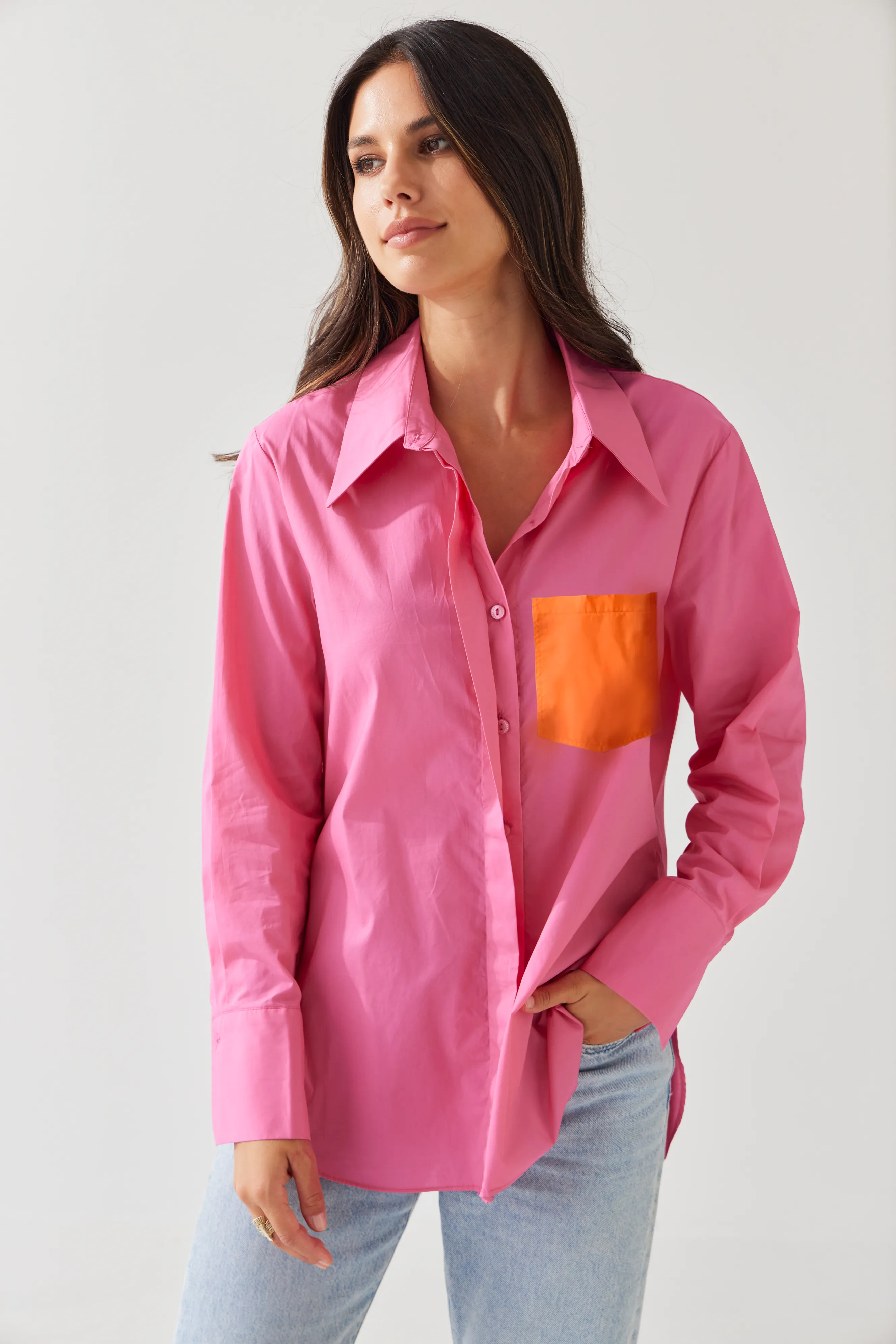 George Shirt | Pink/Orange