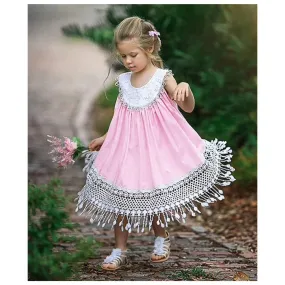 Girls Dress With Tassels