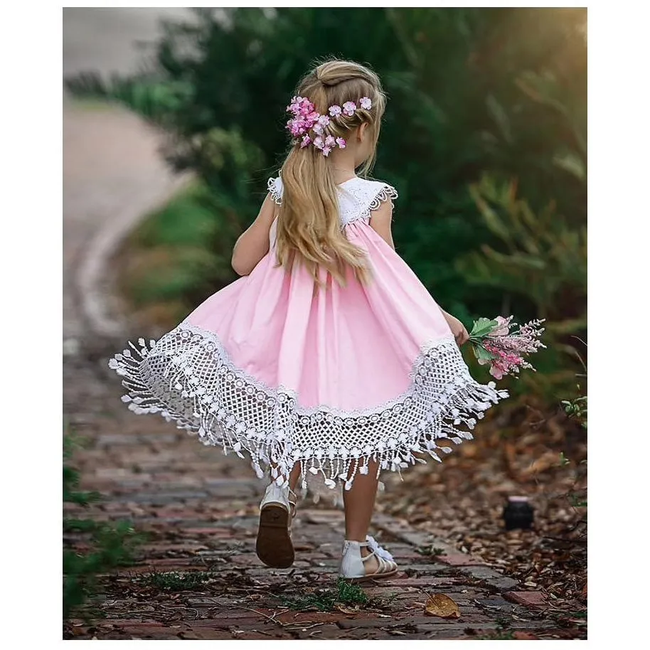 Girls Dress With Tassels