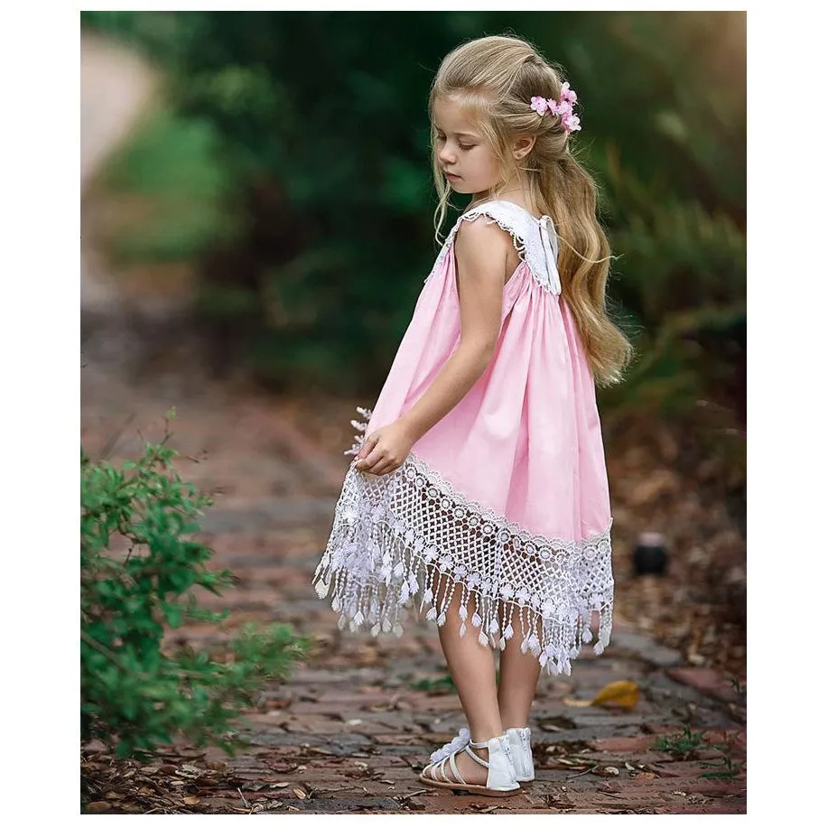 Girls Dress With Tassels