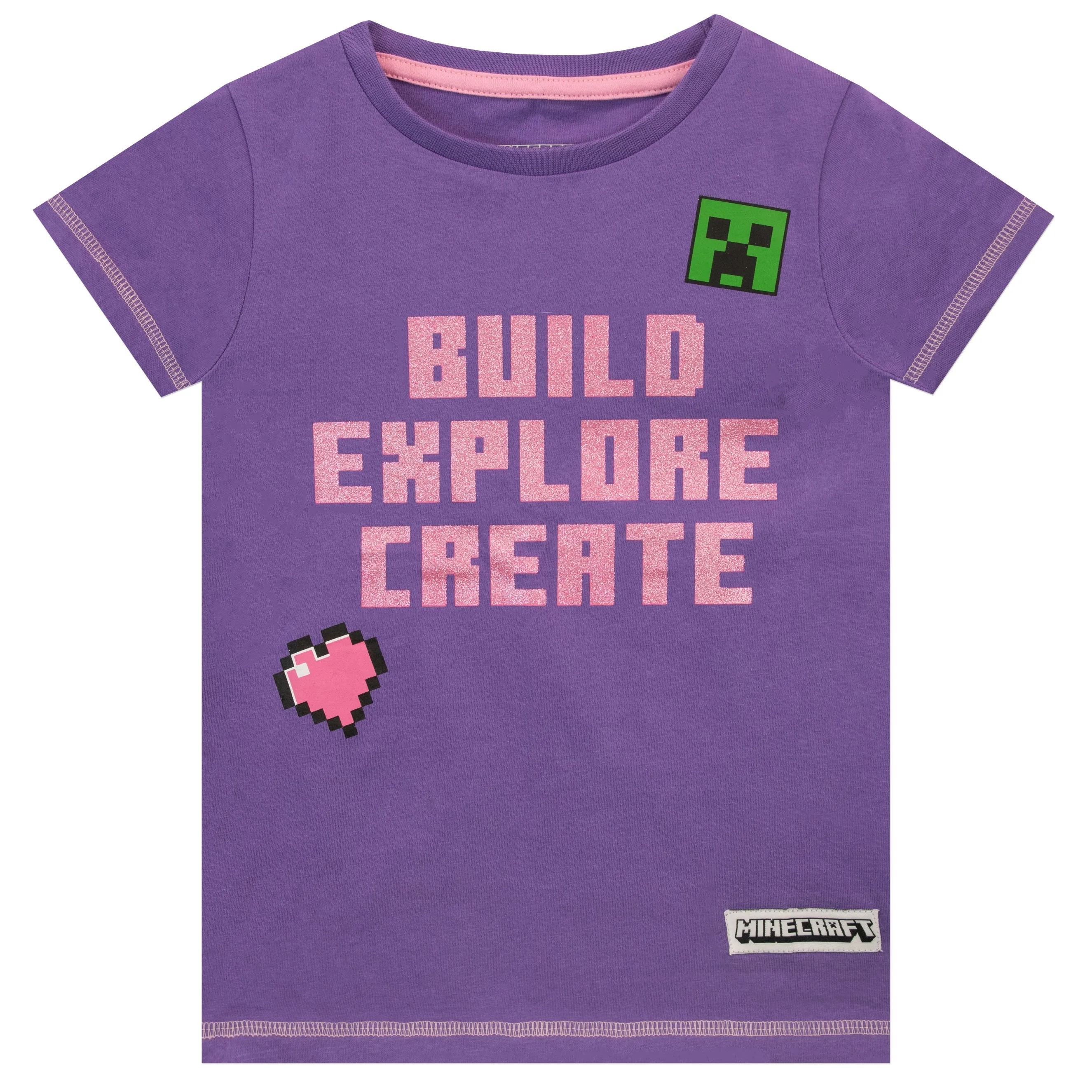 Girls Minecraft Top and Leggings