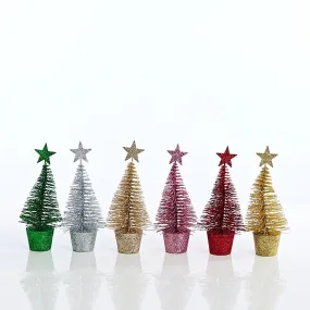 Glitter Tree Rainbow Mix (4.5cm)