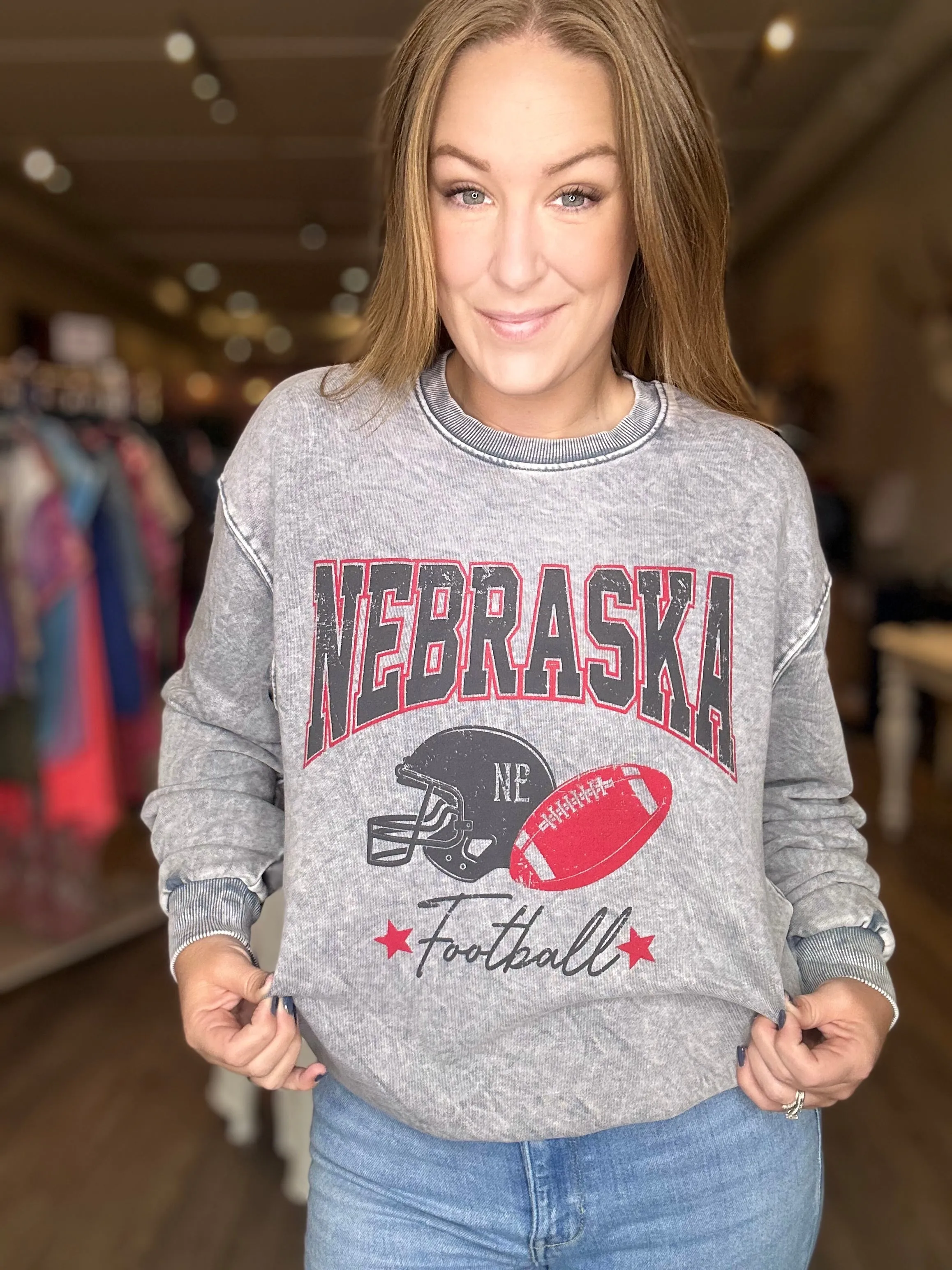 Grey State Football Sweatshirt