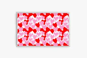 Happy Hearts Acrylic Tray