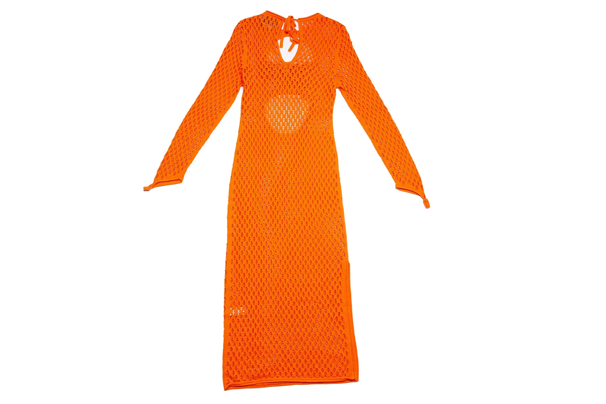 House of Sunny Capture Knit Dress "Orange"