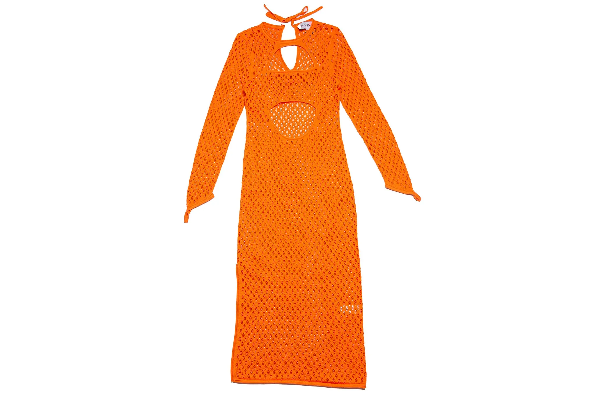 House of Sunny Capture Knit Dress "Orange"