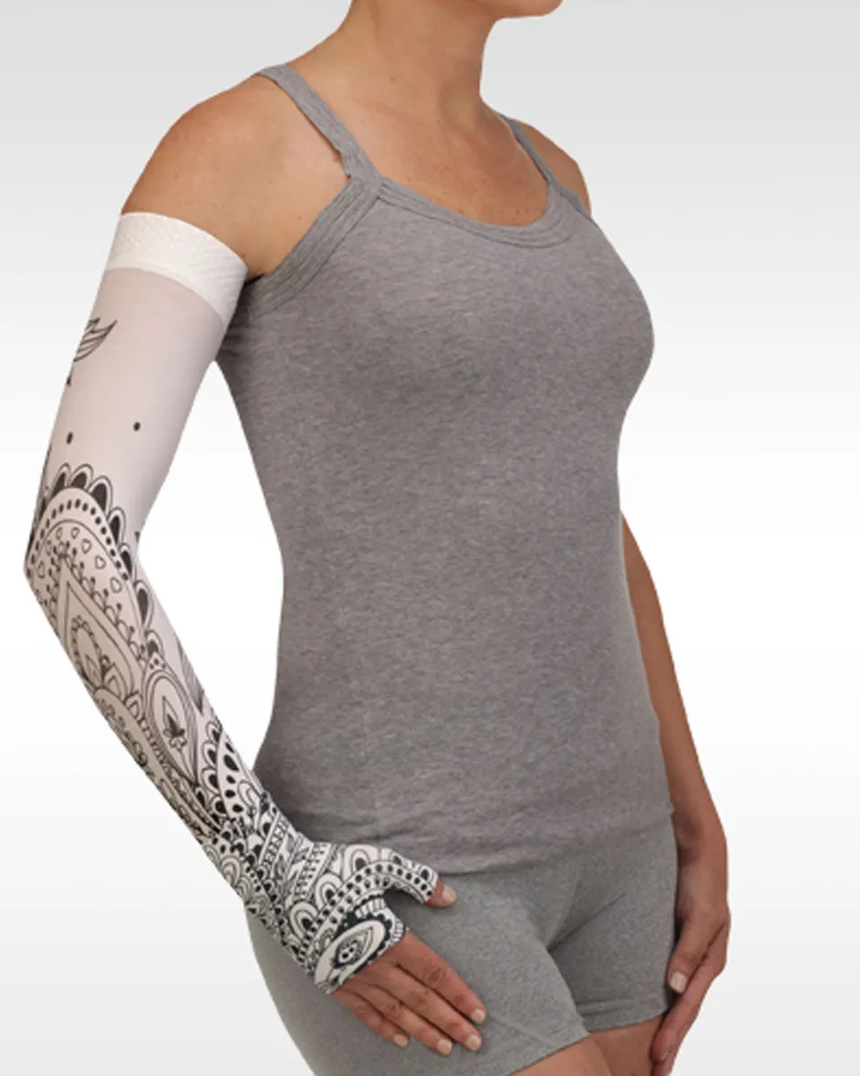 Juzo Soft 2002CG Print Series Armsleeves 30-40mmHg w/ Silicone Top Band - New Patterns