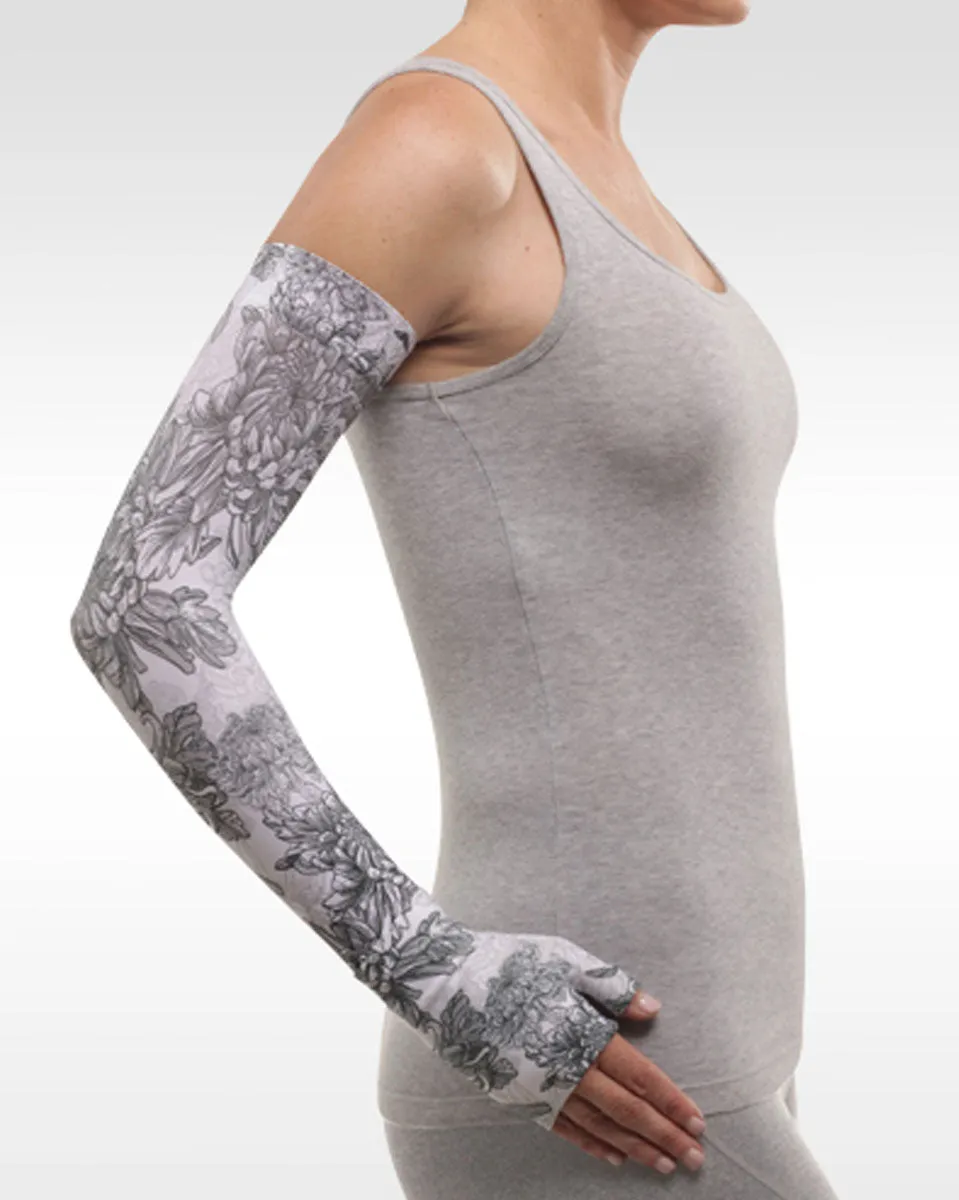 Juzo Soft 2002CG Print Series Armsleeves 30-40mmHg w/ Silicone Top Band - New Patterns