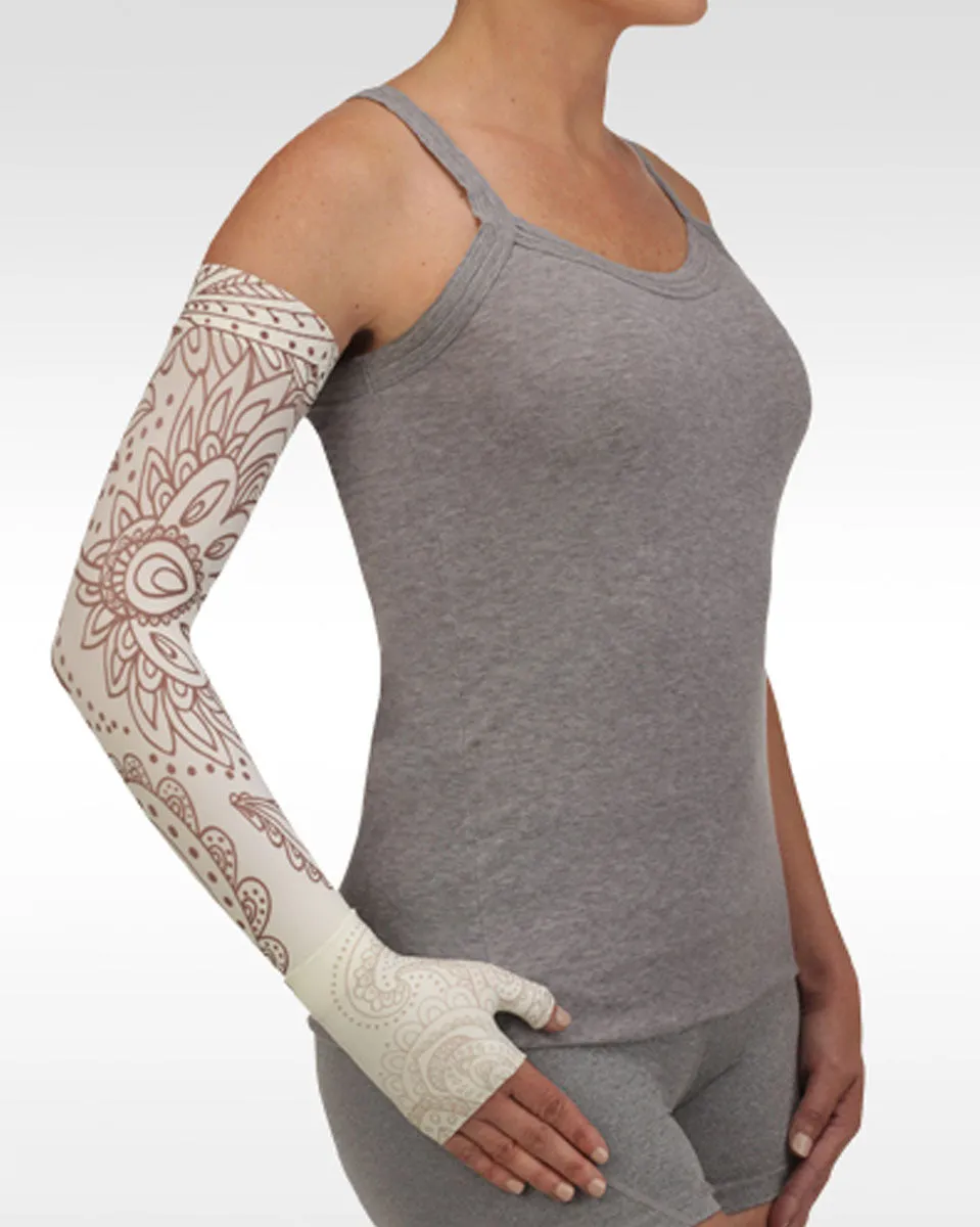 Juzo Soft 2002CG Print Series Armsleeves 30-40mmHg w/ Silicone Top Band - New Patterns