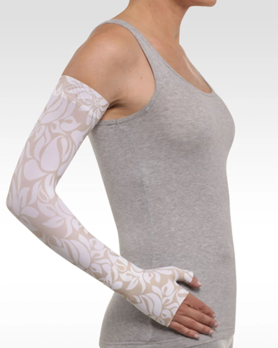 Juzo Soft 2002CG Print Series Armsleeves 30-40mmHg w/ Silicone Top Band - New Patterns