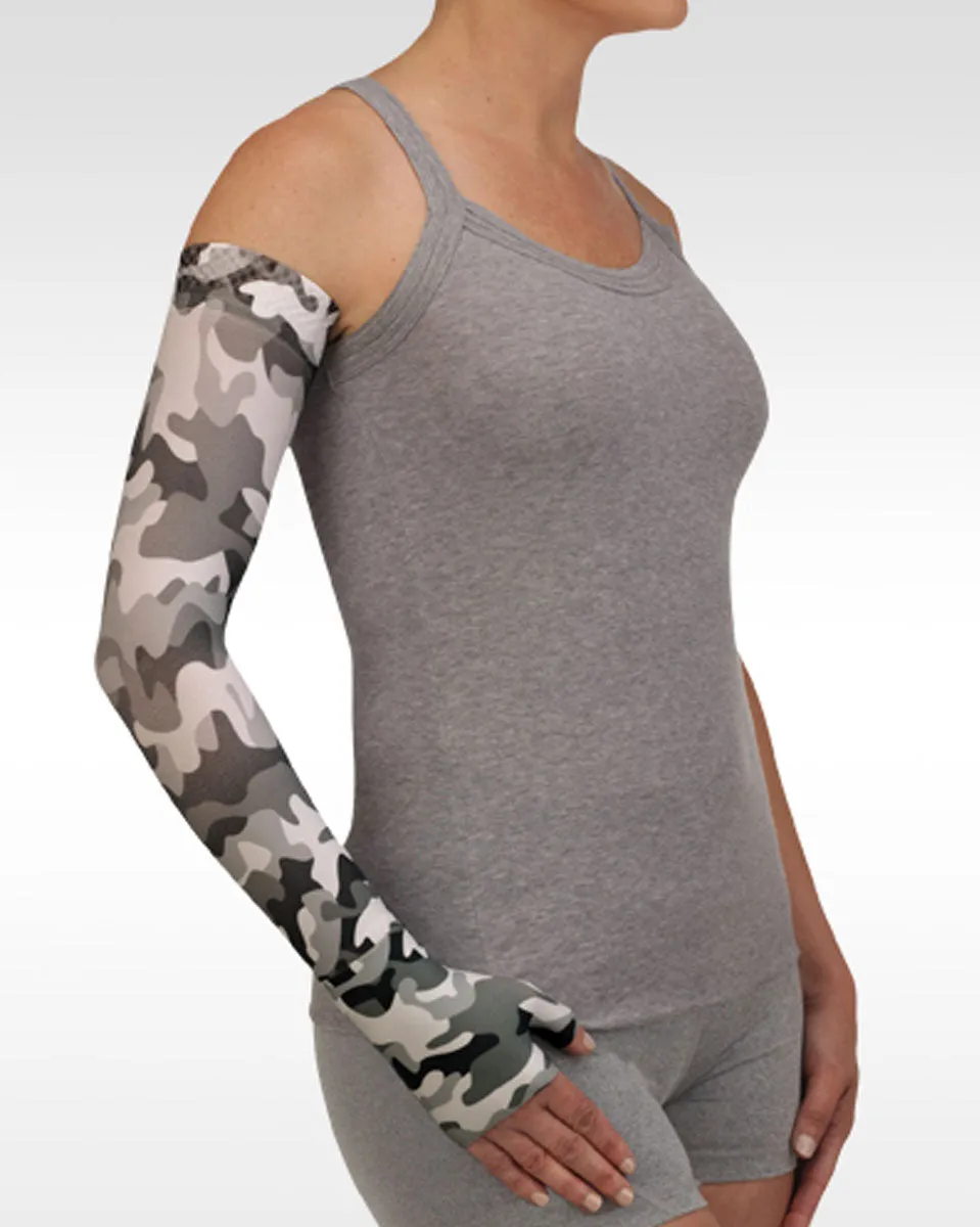 Juzo Soft 2002CG Print Series Armsleeves 30-40mmHg w/ Silicone Top Band - New Patterns