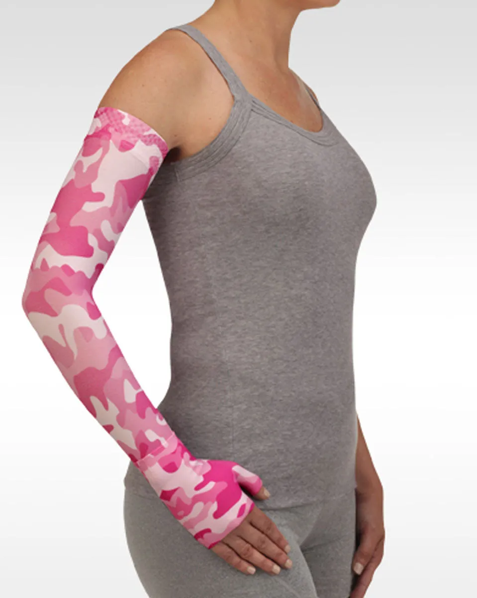 Juzo Soft 2002CG Print Series Armsleeves 30-40mmHg w/ Silicone Top Band - New Patterns