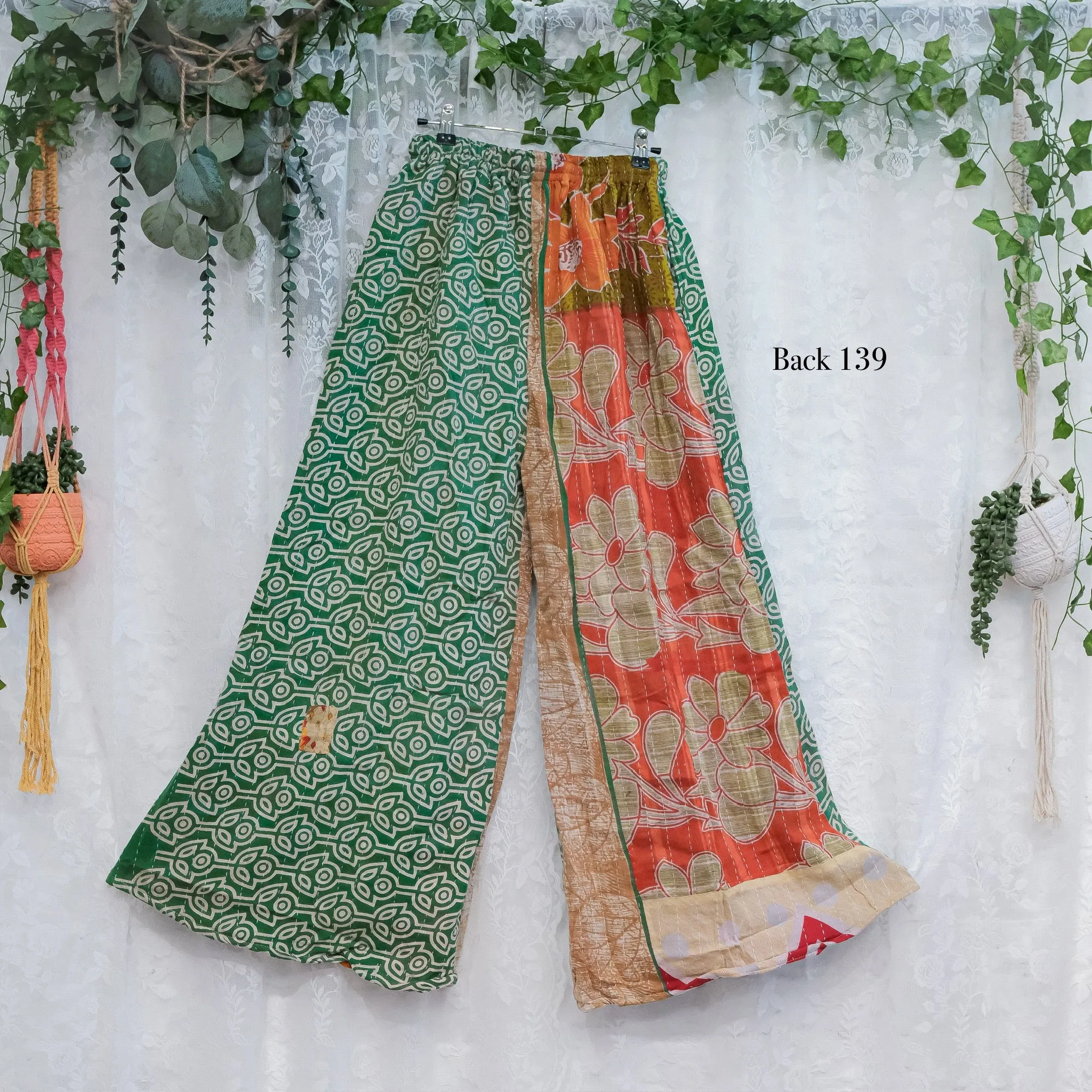 Kantha Wide Leg  Pants