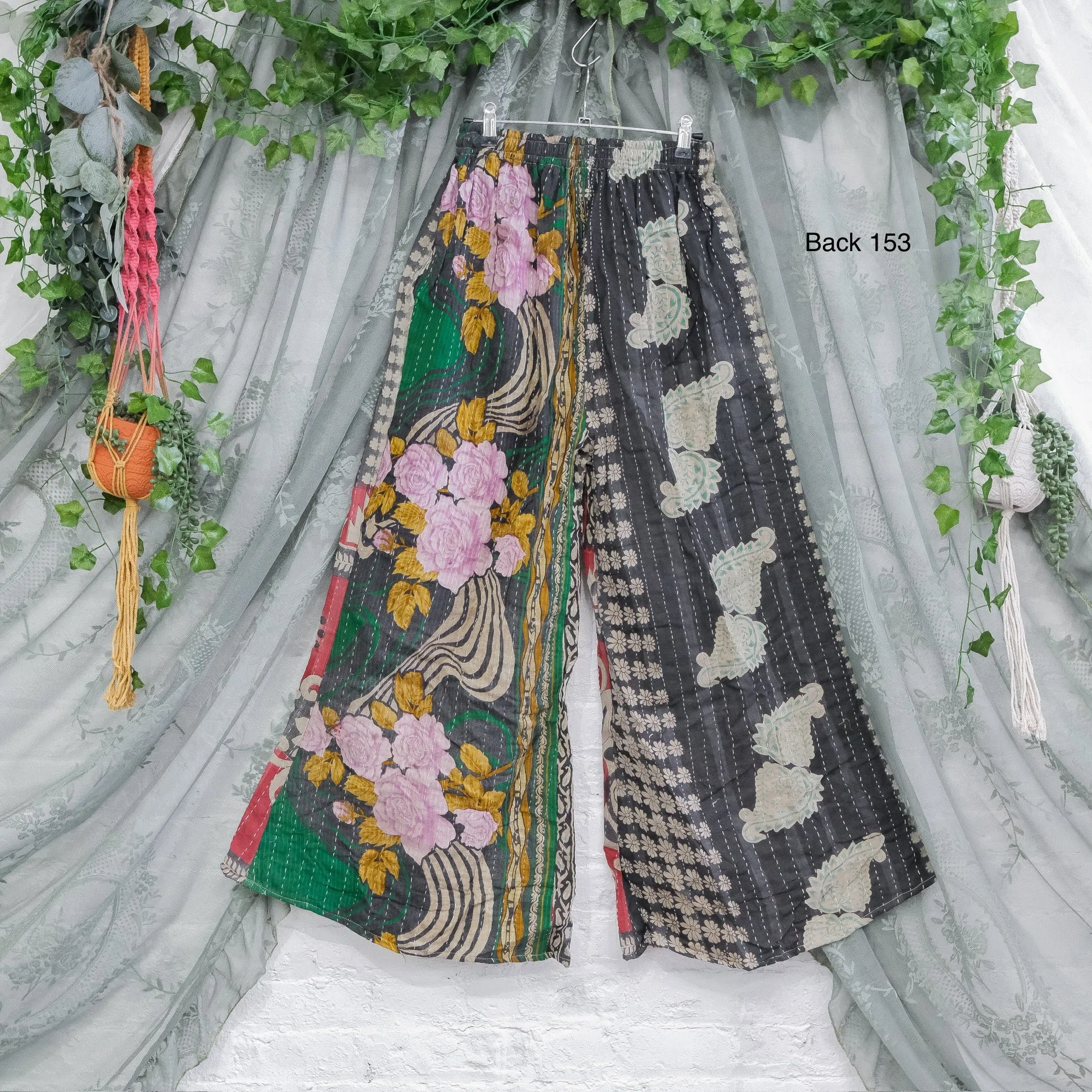 Kantha Wide Leg  Pants