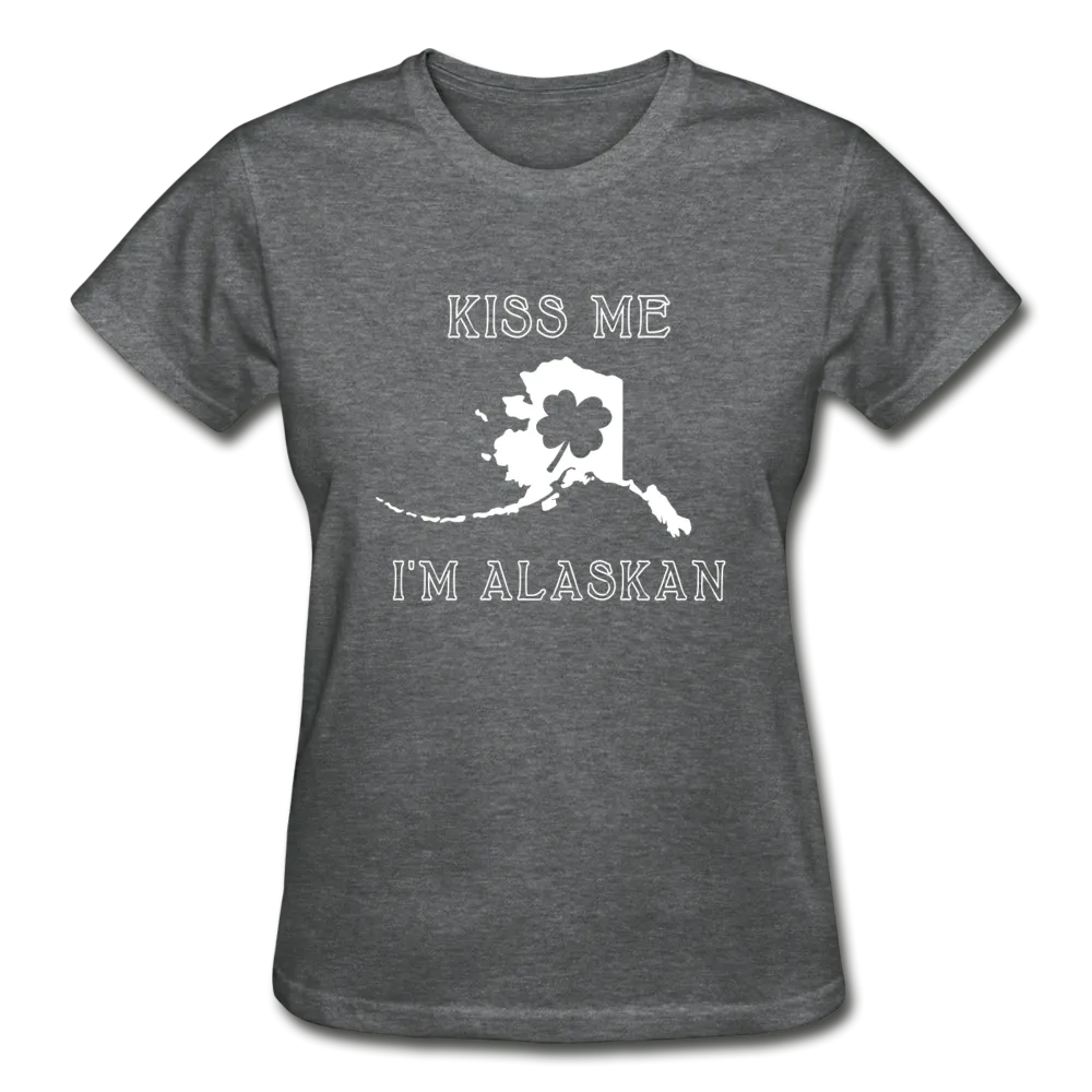 Kiss Me I'm Alaskan Women's Tee