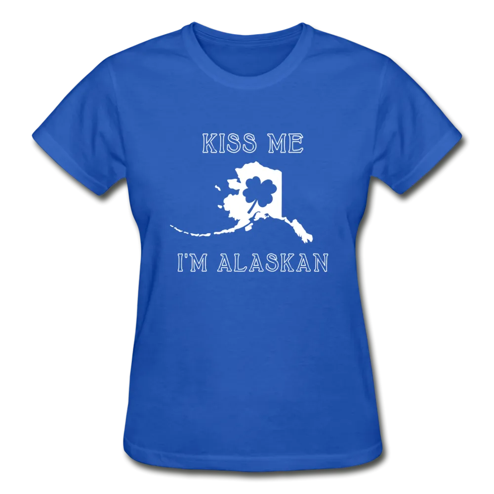 Kiss Me I'm Alaskan Women's Tee