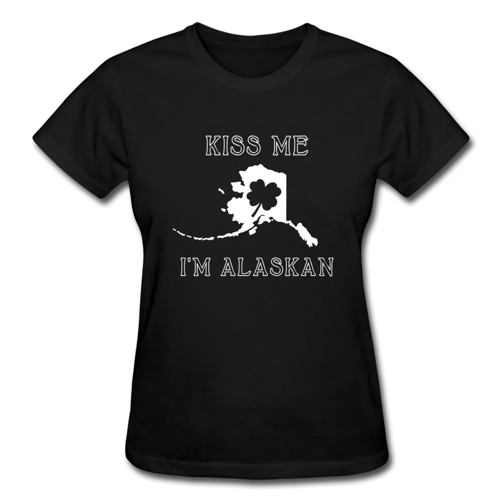 Kiss Me I'm Alaskan Women's Tee