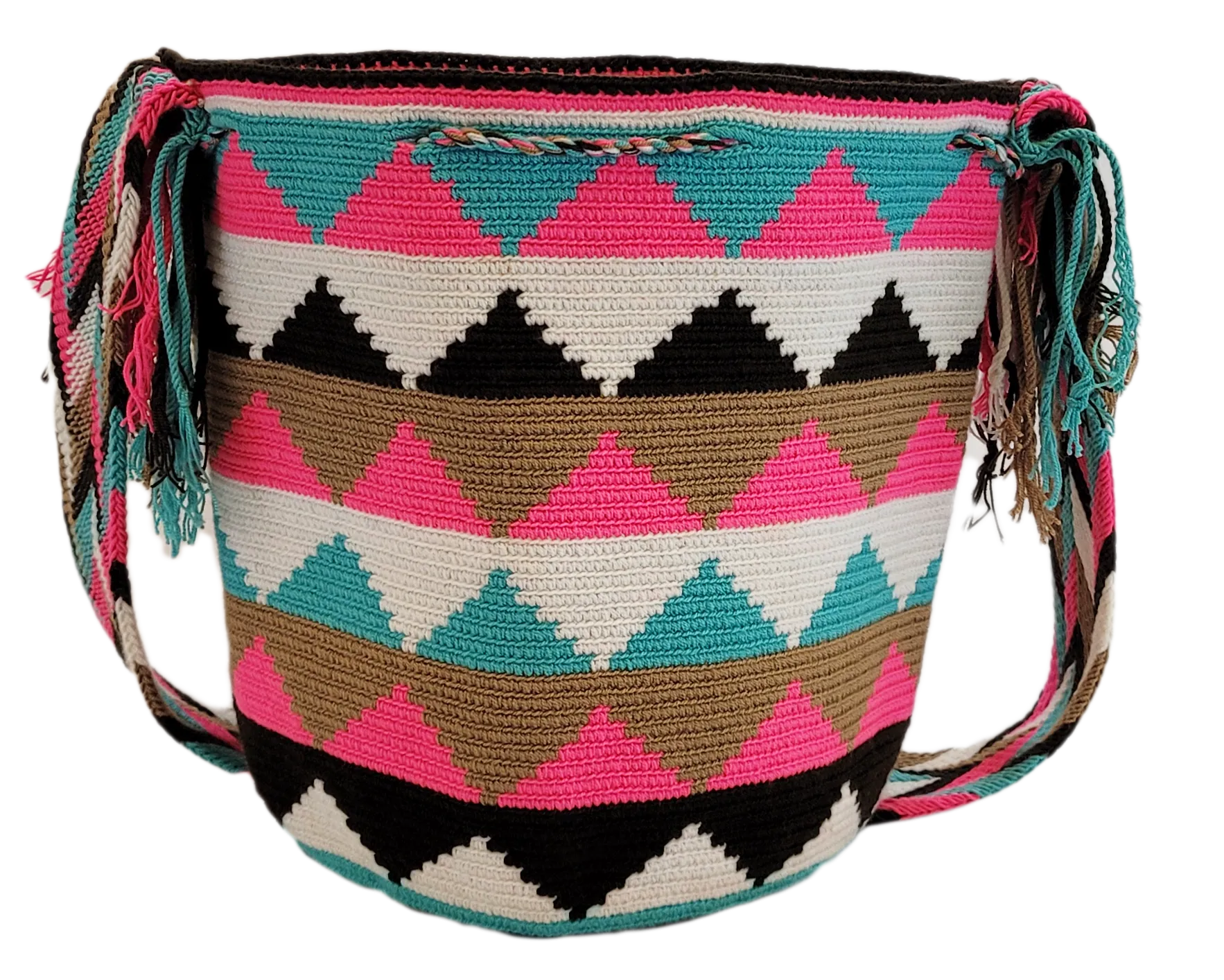 Leilani Large Handmade Crochet Wayuu Mochila Bag