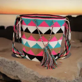 Leilani Large Handmade Crochet Wayuu Mochila Bag