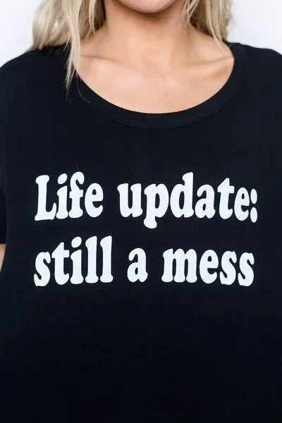 Life Update Oversized Tee