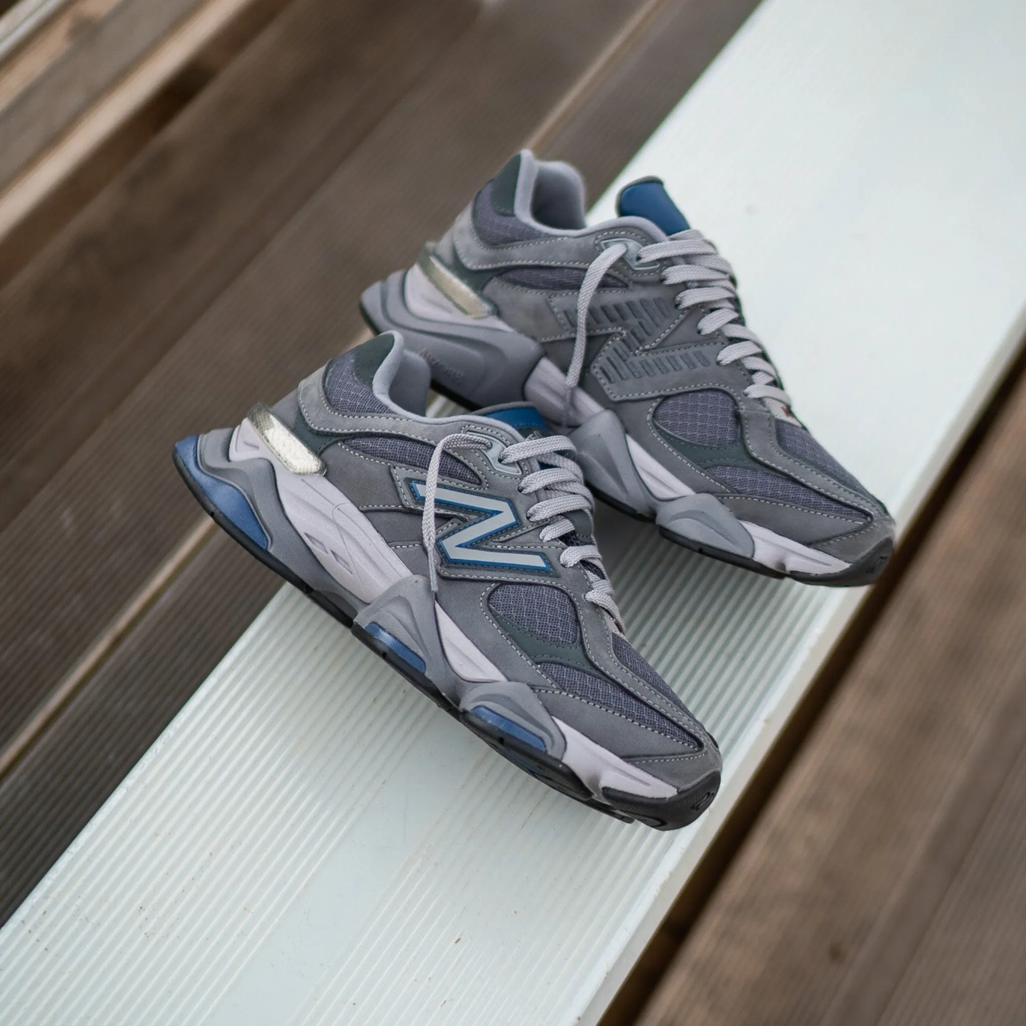 Mens New Balance 9060 (Grey/Blue) - U9060ECC