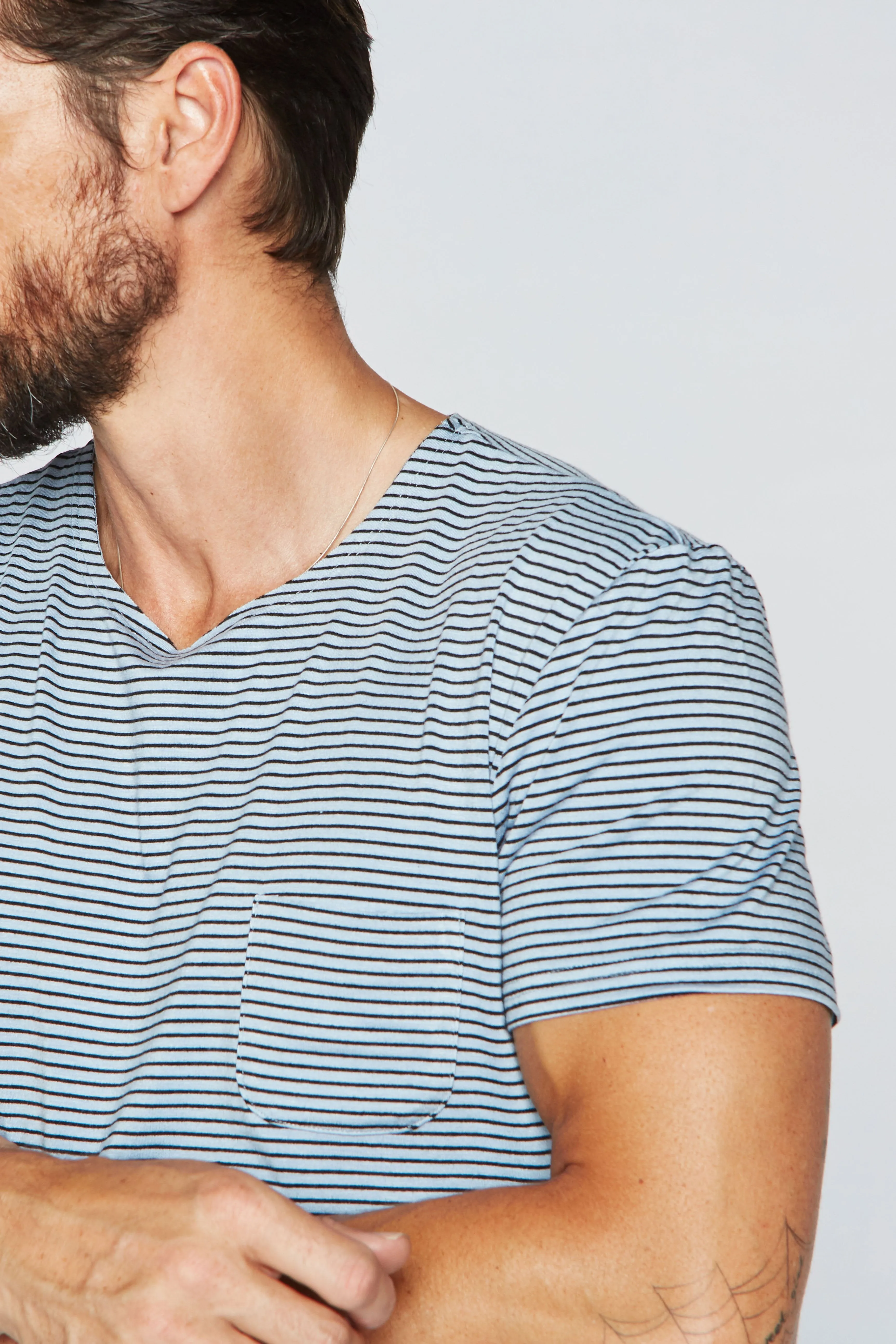 Men's Sailor Pocket Stripe Tee