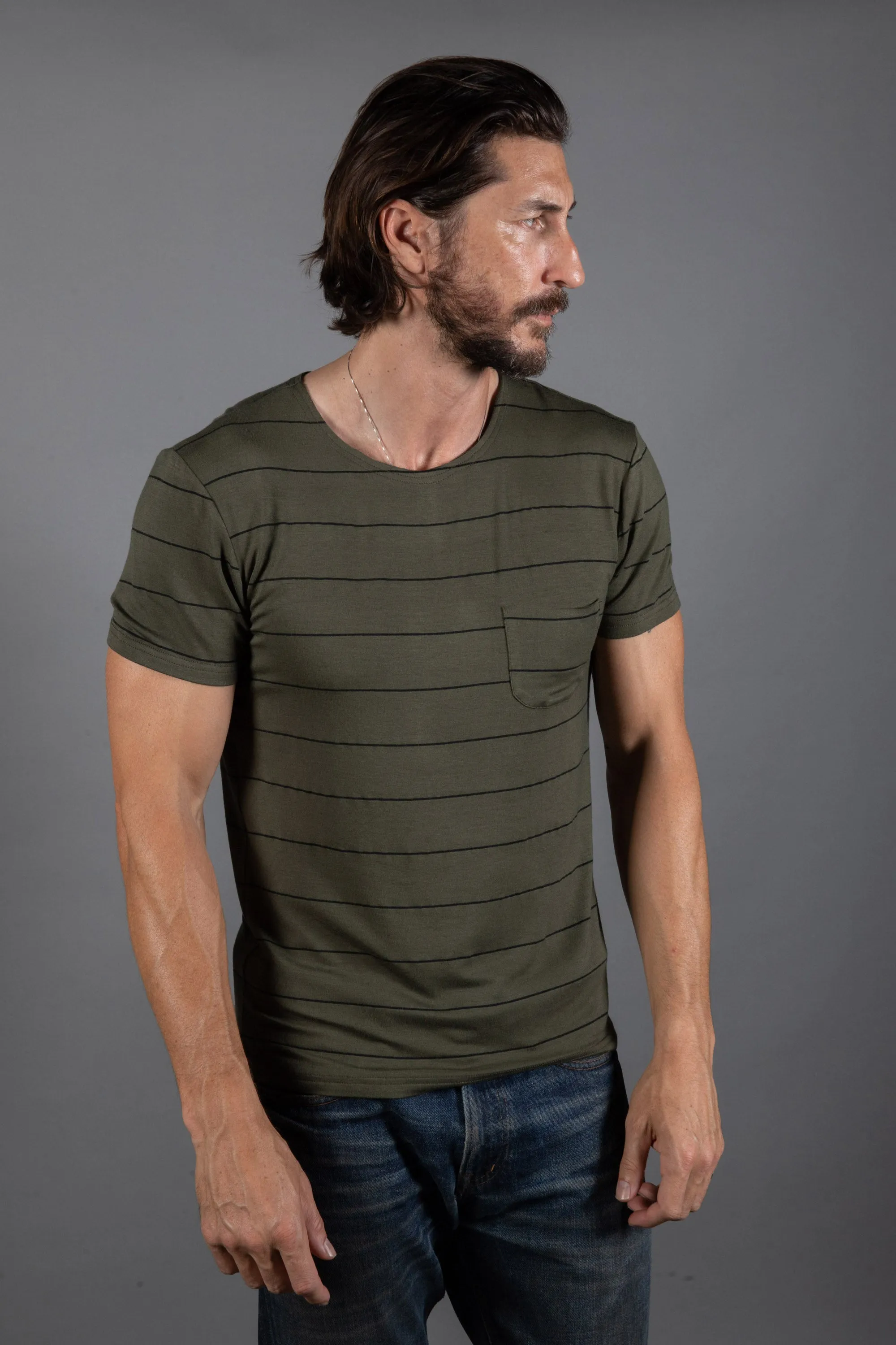 Men's Sailor Pocket Stripe Tee