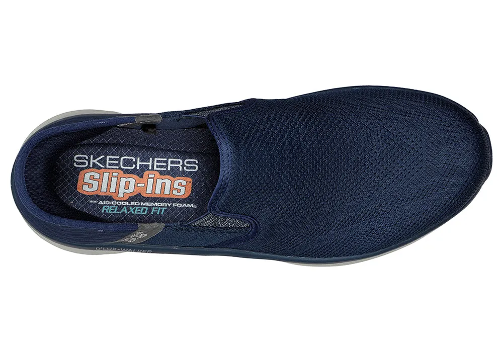 Mens Skechers Hand Free Slip Ins Navy Casual Comfort 232455 NVY