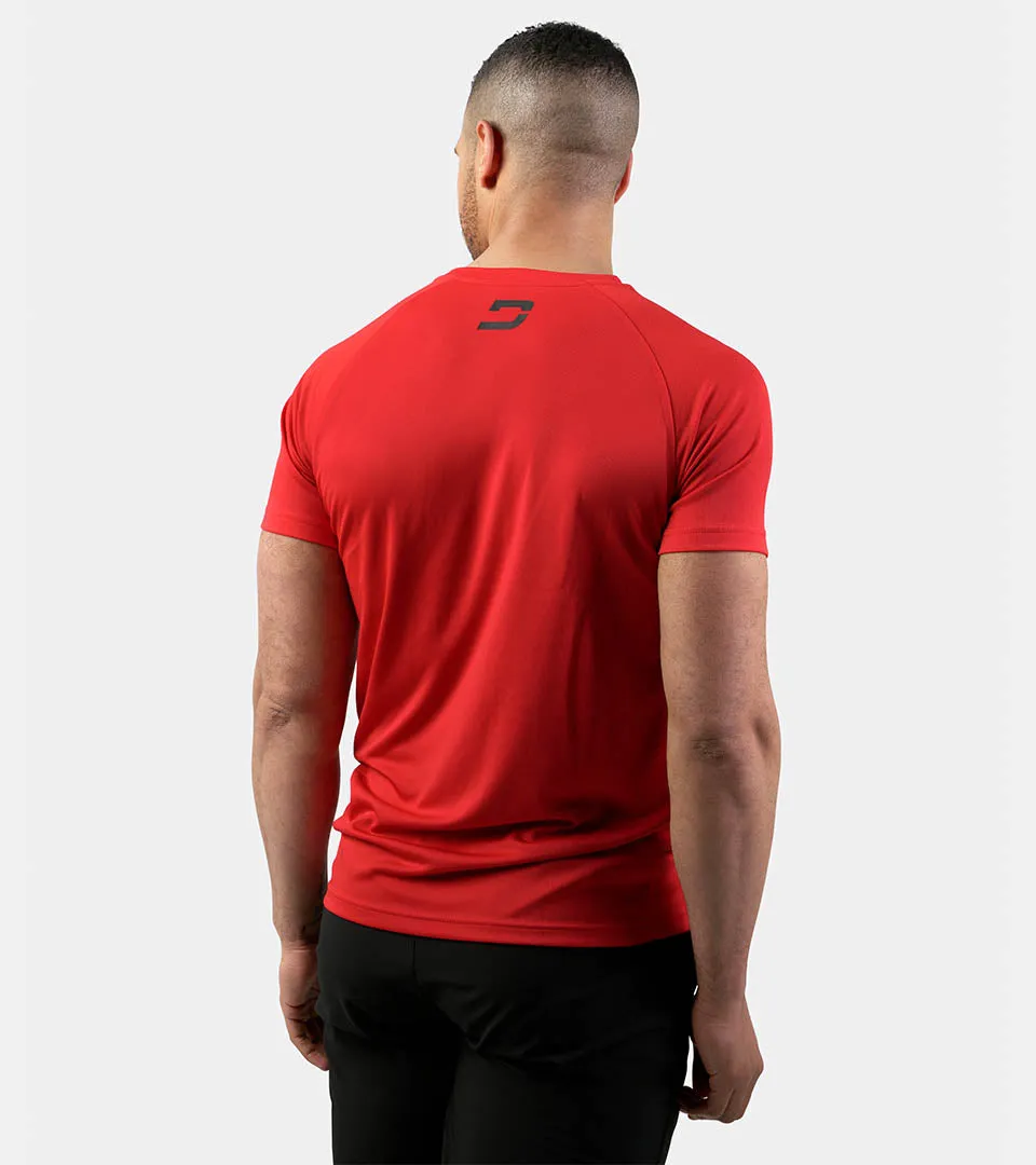 MEN'S TRAINING T-SHIRT - RED