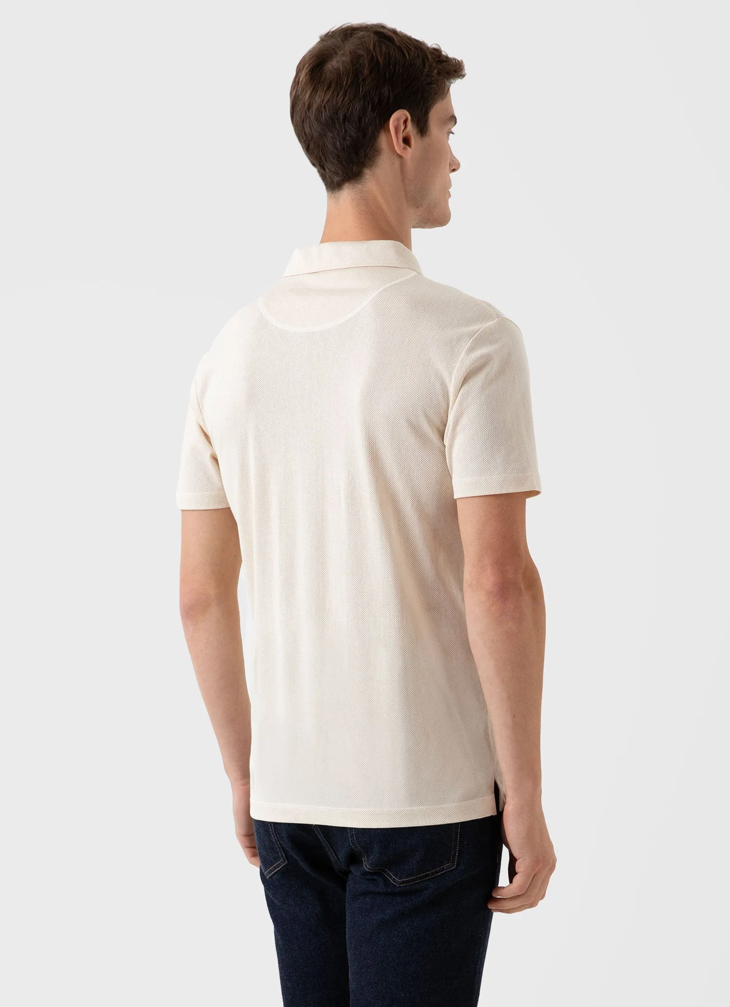 Men's Undyed Riviera Polo Shirt in Undyed