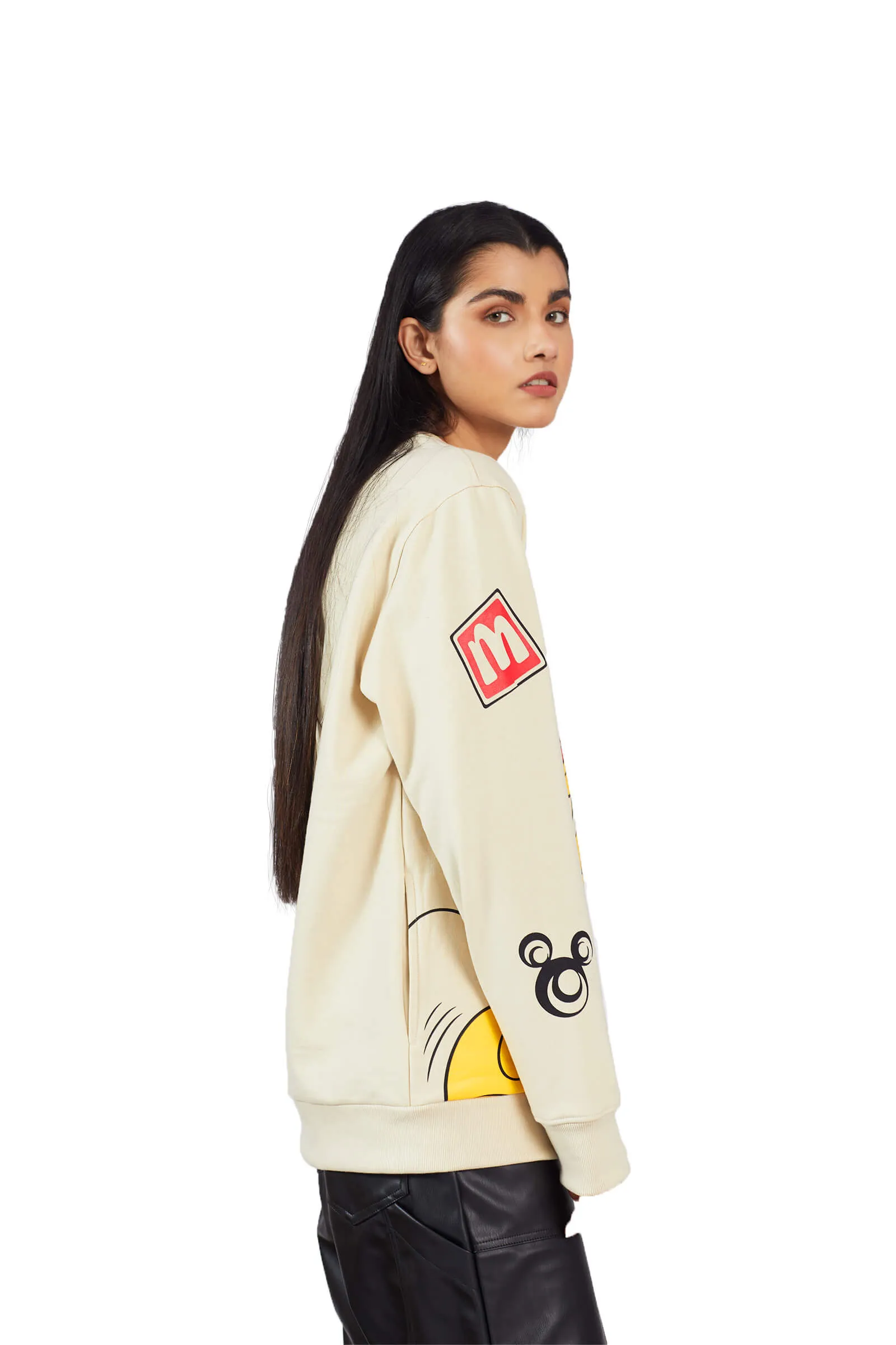 Mickey & Pluto Oversized Sweatshirt