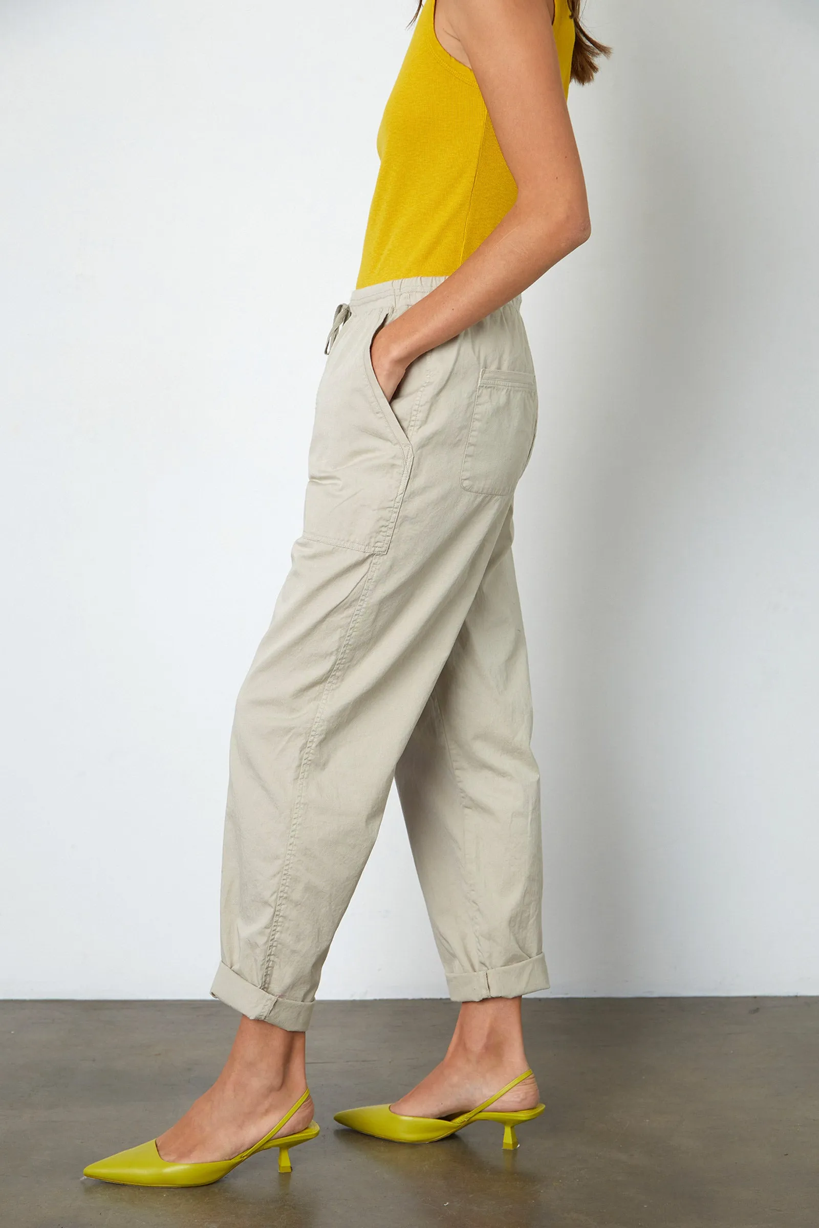 Misty Cotton Twill Pants