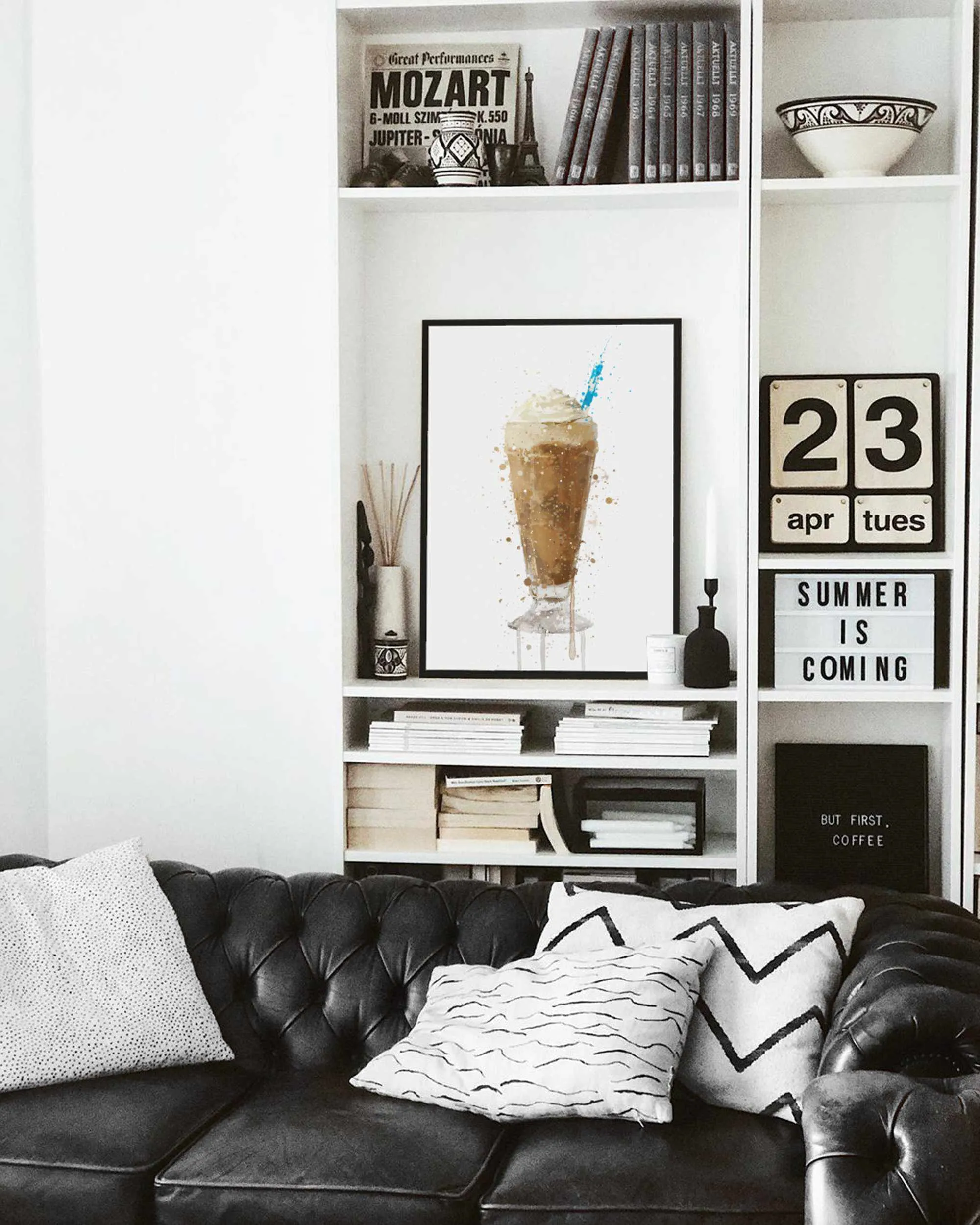 Mocha Frappe Wall Art Print