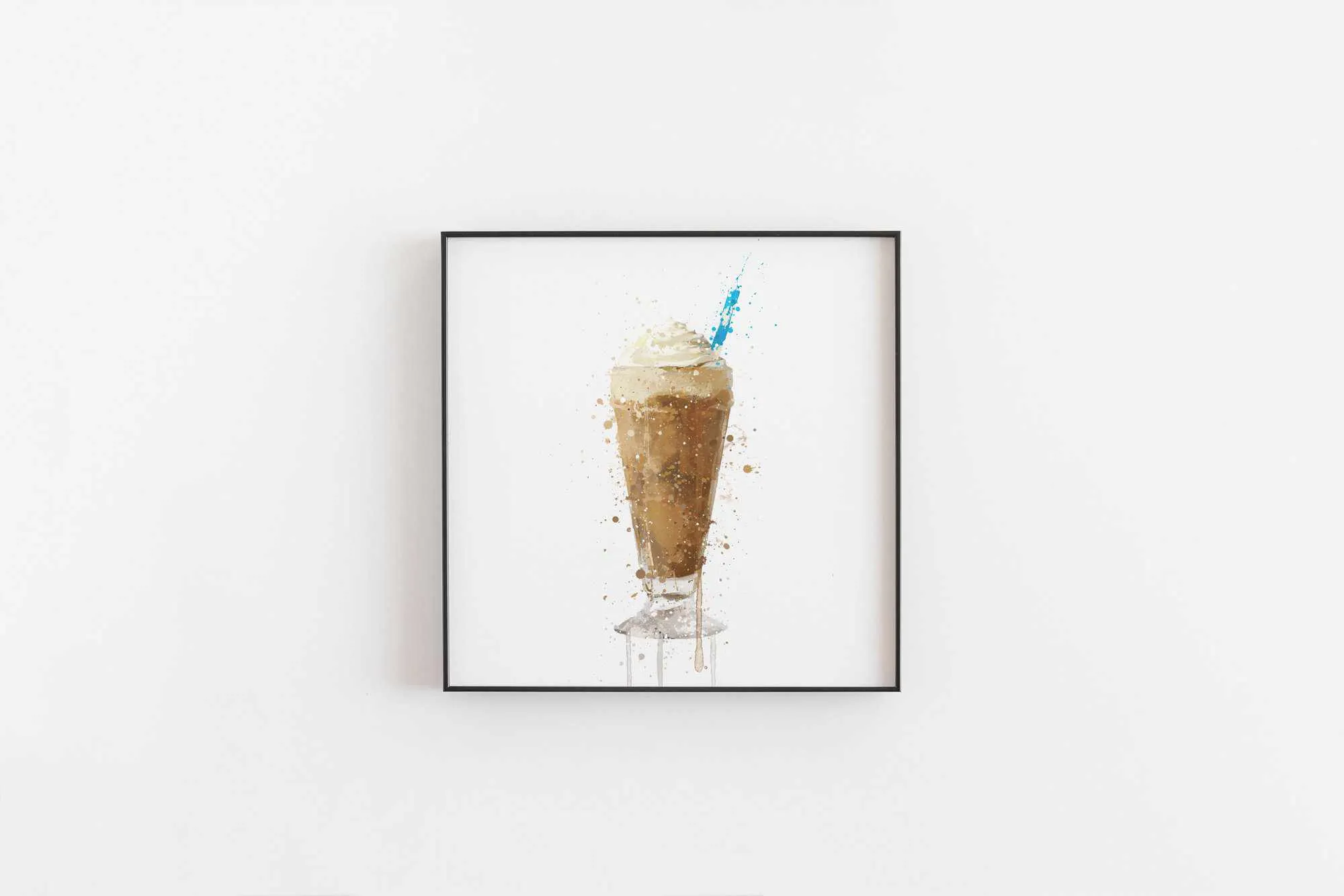 Mocha Frappe Wall Art Print