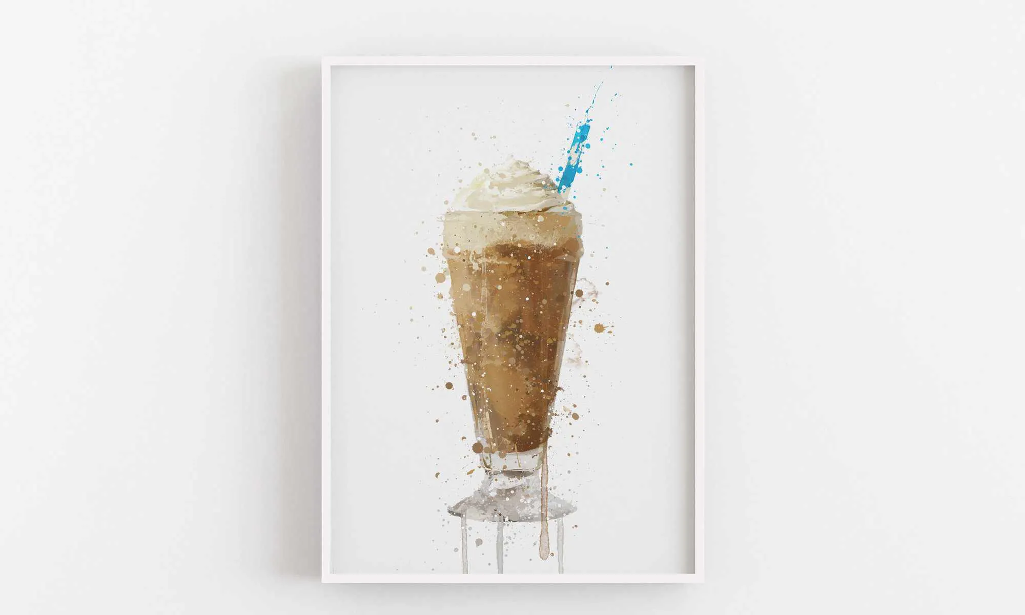 Mocha Frappe Wall Art Print