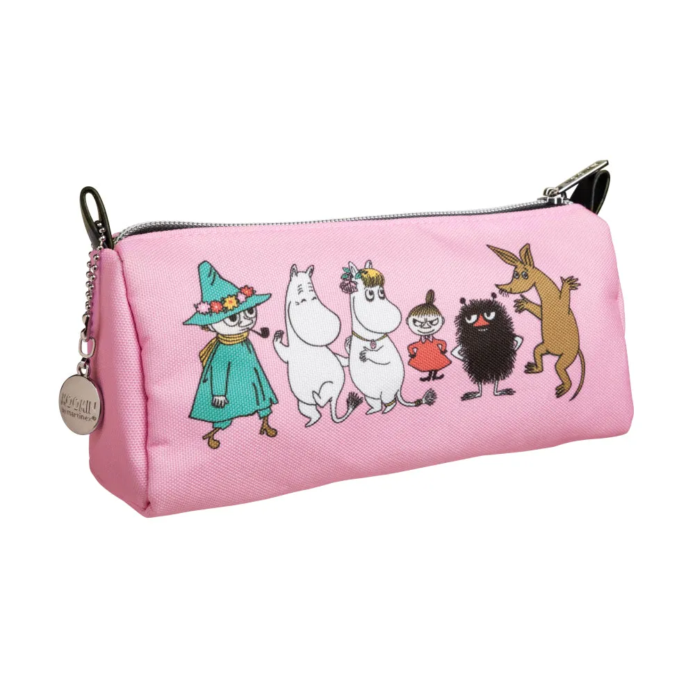 Moomin Friends Pencil Case Pink - Martinex