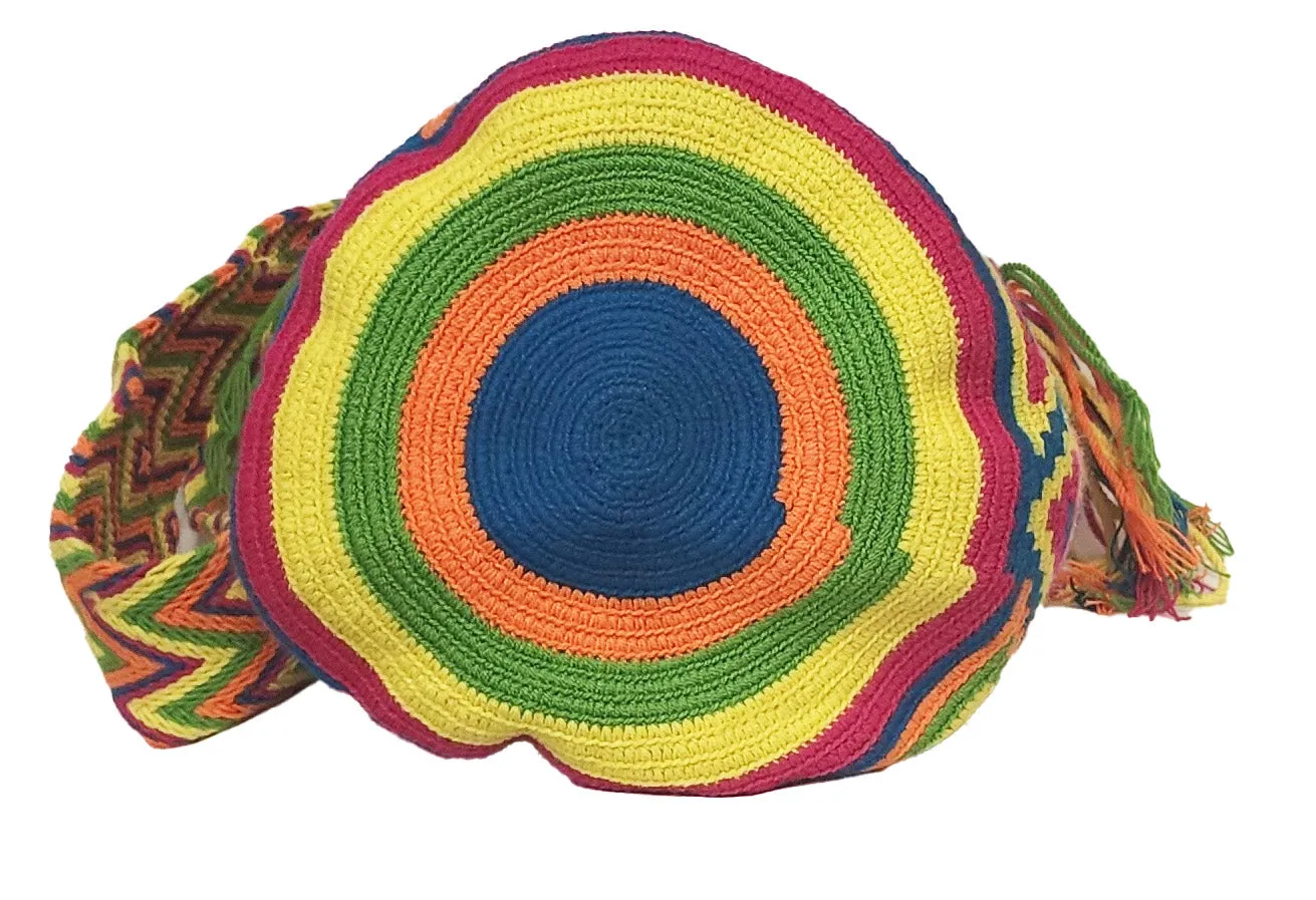 Nancy Large Handmade Crochet Wayuu Mochila Bag