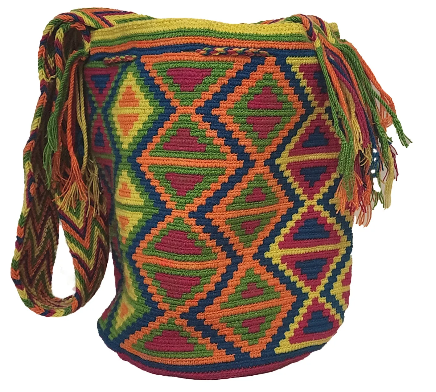 Nancy Large Handmade Crochet Wayuu Mochila Bag