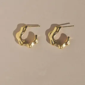 NEW! Olas Earrings in Gold Vermeil by Mountainside Handmade Jewelry