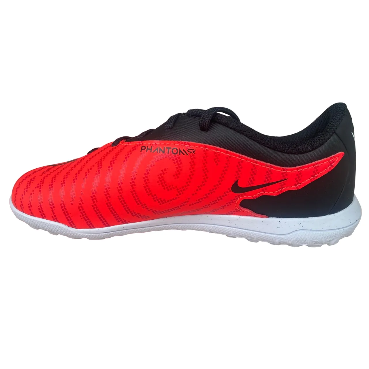 Nike boys' soccer shoe Phantom GX Club TF DD9567-600 crimson-black-white