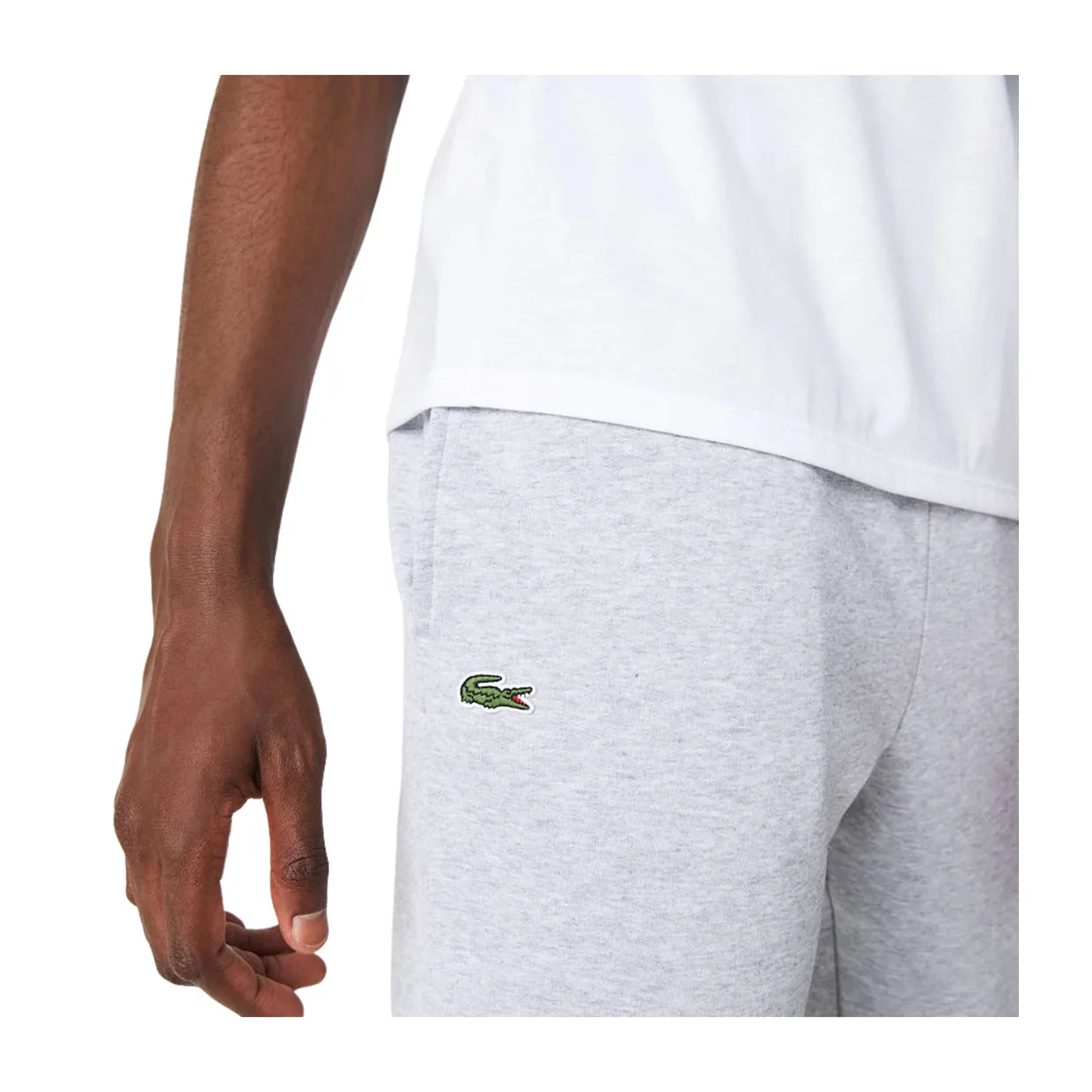 Pantaloni Tuta Tennis Lacoste Sport Grigio Chine