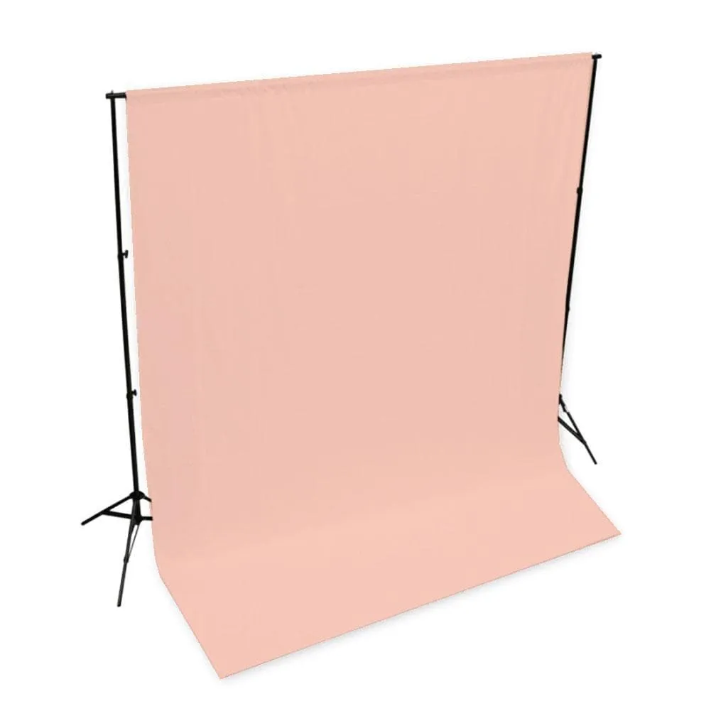 Pastel Palette Cotton Muslin Backdrop 3M x 3M - Pink Salmon