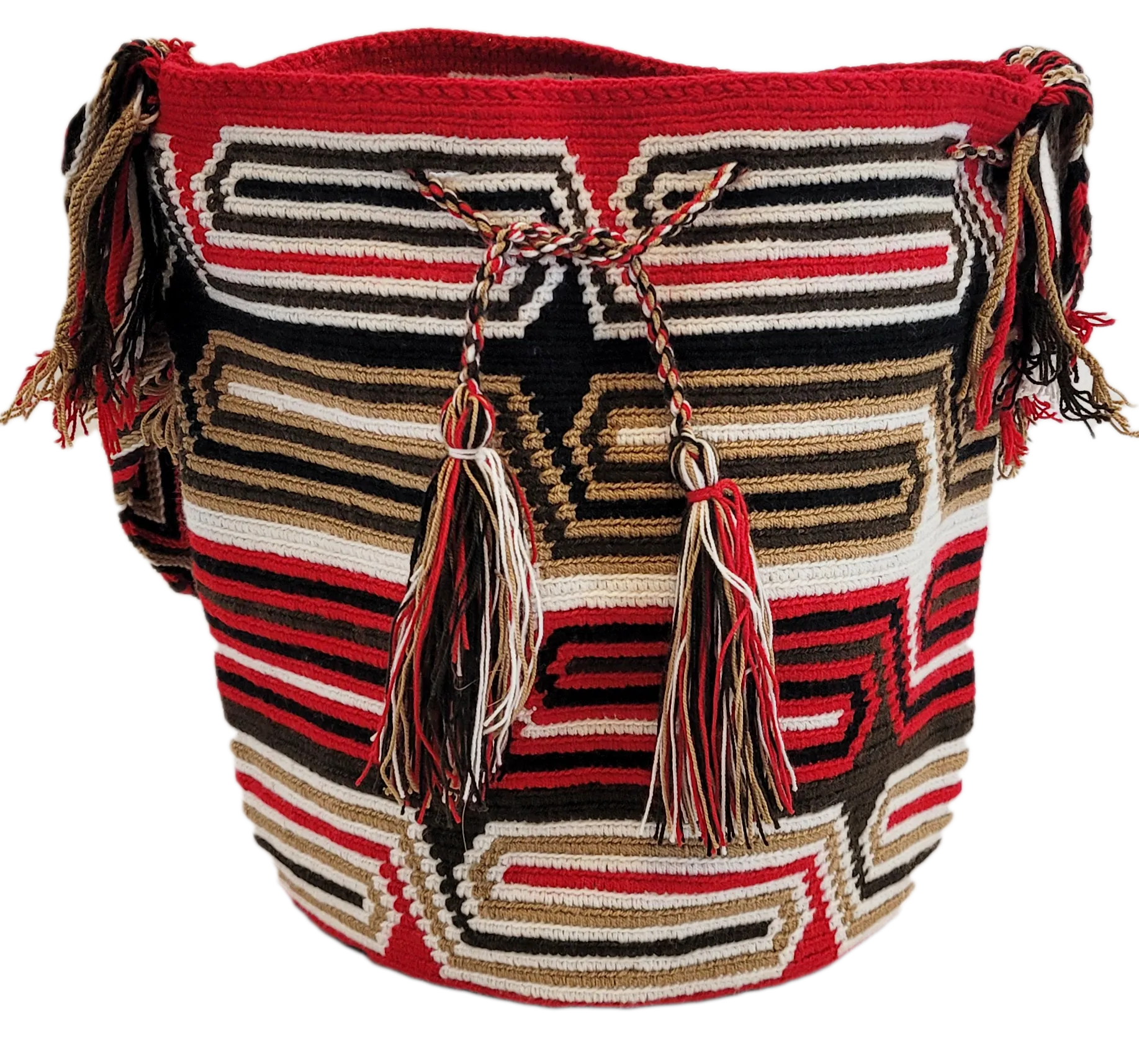 Piper Large Handmade Crochet Wayuu Mochila Bag