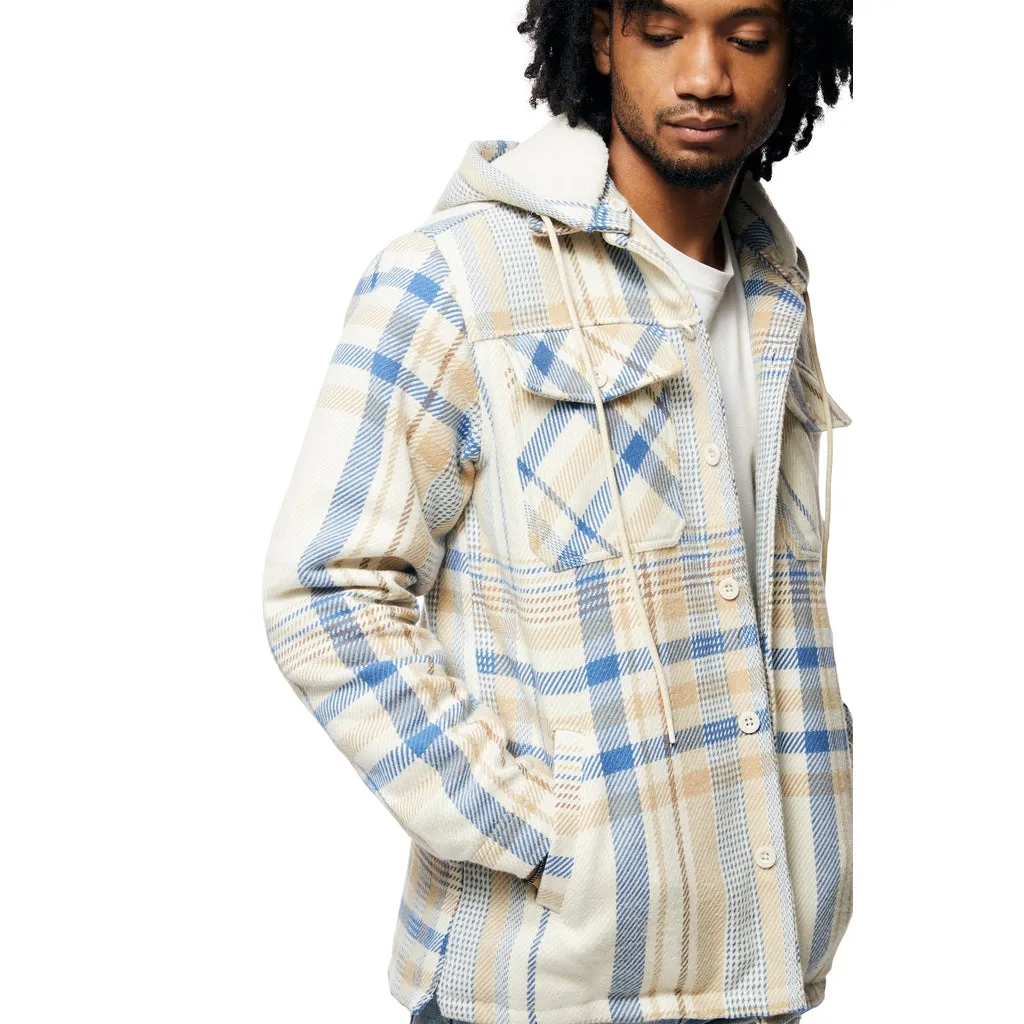 Plaid Flannel Shacket - Biscotti