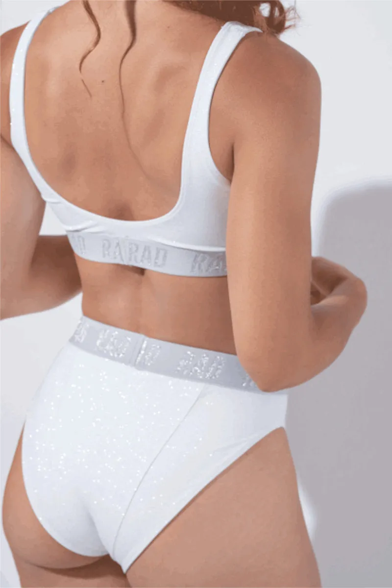 RAD Atlantida Top - White Glitter